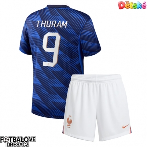 Francie Marcus Thuram #9 Dětské Domácí dres komplet MS 2026 Krátký Rukáv (+ trenýrky)